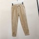 Pants Elastic Waist Solid Corduroy Pant Clothing Basic All-match Pants Elastic Waist Solid Corduroy Pant Clothing Basic All-match