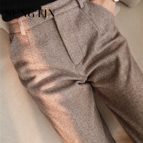 Plus Size Casual High Waist Office Lady Harem Pants Plus Size Casual High Waist Office Lady Harem Pants
