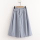 Cotton Midi Wide Leg Baggy Cropped Skirt Pants Cotton Midi Wide Leg Baggy Cropped Skirt Pants