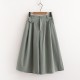 Cotton Midi Wide Leg Baggy Cropped Skirt Pants Cotton Midi Wide Leg Baggy Cropped Skirt Pants