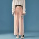 Pant Casual Solid Wide Leg Pants Woman Elastic Waist Loose Trousers Pant Casual Solid Wide Leg Pants Woman Elastic Waist Loose Trousers