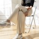 High Waist Wide Elegant Vintage Baggy Pleated Capris Trousers High Waist Wide Elegant Vintage Baggy Pleated Capris Trousers