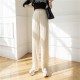 High Waist Wide Elegant Vintage Baggy Pleated Capris Trousers High Waist Wide Elegant Vintage Baggy Pleated Capris Trousers