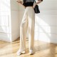 High Waist Wide Elegant Vintage Baggy Pleated Capris Trousers High Waist Wide Elegant Vintage Baggy Pleated Capris Trousers