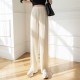 High Waist Wide Elegant Vintage Baggy Pleated Capris Trousers High Waist Wide Elegant Vintage Baggy Pleated Capris Trousers