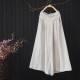 Large Size Linen Comfortable Nine-Point Wide-Leg Pants Skirt Large Size Linen Comfortable Nine-Point Wide-Leg Pants Skirt