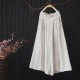 Large Size Linen Comfortable Nine-Point Wide-Leg Pants Skirt Large Size Linen Comfortable Nine-Point Wide-Leg Pants Skirt