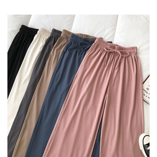 Style Wide Leg Long Pants Women Female Pants High Waist Trousers Style Wide Leg Long Pants Women Female Pants High Waist Trousers
