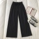 Style Wide Leg Long Pants Women Female Pants High Waist Trousers Style Wide Leg Long Pants Women Female Pants High Waist Trousers
