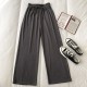 Style Wide Leg Long Pants Women Female Pants High Waist Trousers Style Wide Leg Long Pants Women Female Pants High Waist Trousers