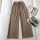 Style Wide Leg Long Pants Women Female Pants High Waist Trousers Style Wide Leg Long Pants Women Female Pants High Waist Trousers