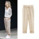 Linen Cotton Candy Color Casual Harem Pant Linen Cotton Candy Color Casual Harem Pant